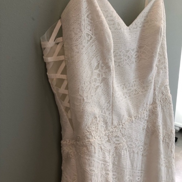 NWT Galina Lace Tank Sheath Ivory Wedding Dress - Picture 5 of 8